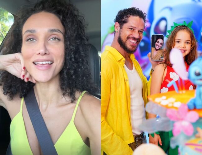 José Loreto comemora 8 anos da filha ao lado de Débora Nascimento: “Agradecido por ser seu pai!