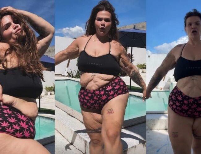 Thais Carla exibe transformação impressionante em vídeo de dança após eliminar 90kg