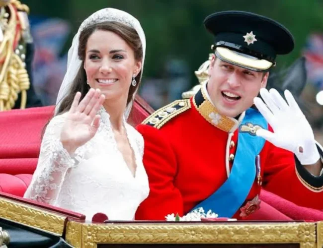 Bolo de Casamento de Kate e William é Leiloado por Valor Surpreendente
