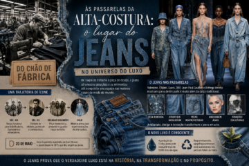 Elisabete Bohemio Baccelli analisa como o jeans saiu do chão de fábrica e conquistou o luxo