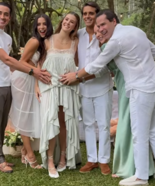 Família em Festa: Laura Nunes, primogênita de Ricardo Nunes, anuncia primeira gravidez e revela o sexo do bebê