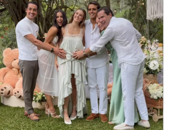 Família em Festa: Laura Nunes, primogênita de Ricardo Nunes, anuncia primeira gravidez e revela o sexo do bebê