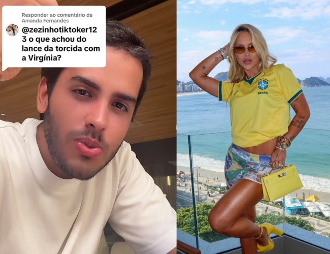 Bolinhas e aviões de papel: influenciador revela os ataques a Virginia no Maracanã