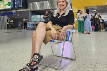 Astrid Fontenelle é internada à noite após acidente durante jantar