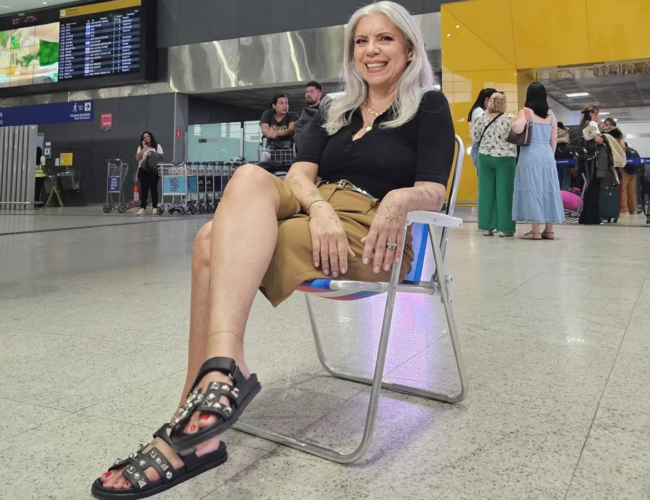Astrid Fontenelle é internada à noite após acidente durante jantar