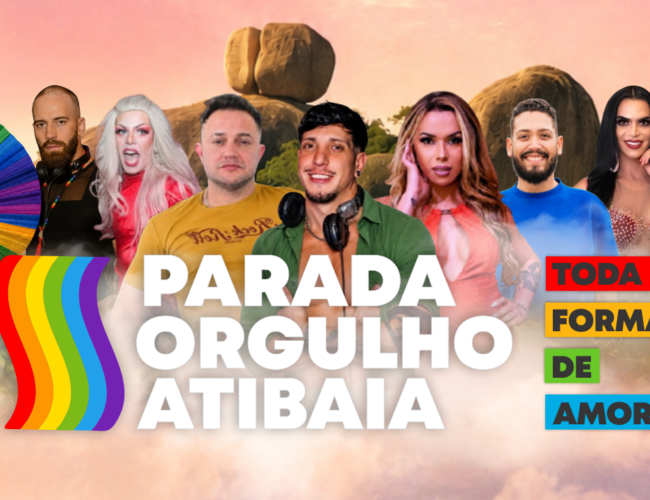 Segunda Parada do Orgulho de Atibaia acontece parque montando em Estação Ferroviária Desativada