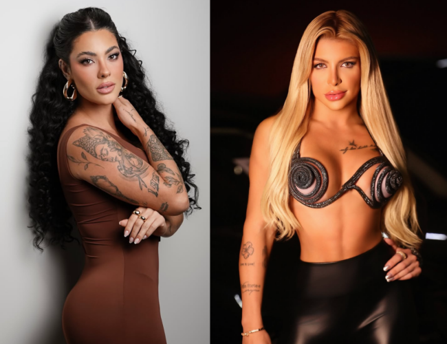 Prendeu na porta ou caiu? Belo e Rayane contam versões diferentes sobre dedo lesionado em confusão