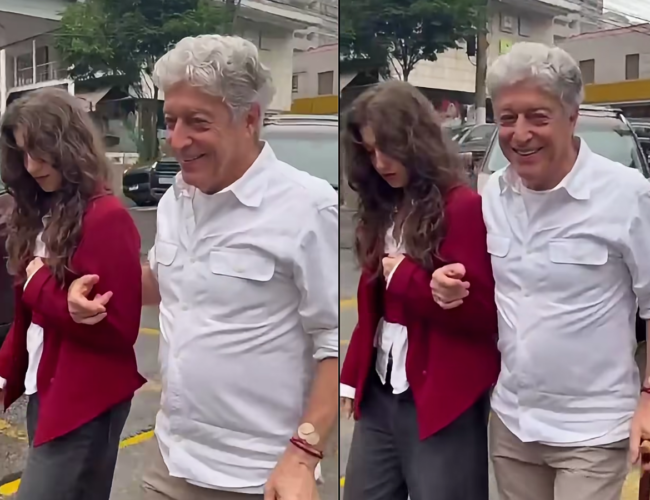 Caco Barcellos, 76 anos, marca presença nas urnas após cirurgia na coluna