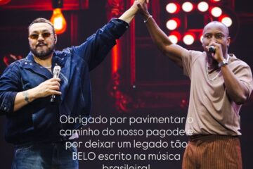 Thiaguinho expressa gratidão a Belo por abrir portas para o pagode